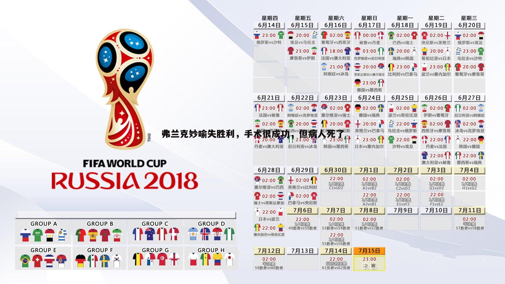 弗兰克妙喻失胜利,手术很成功,但病人死了